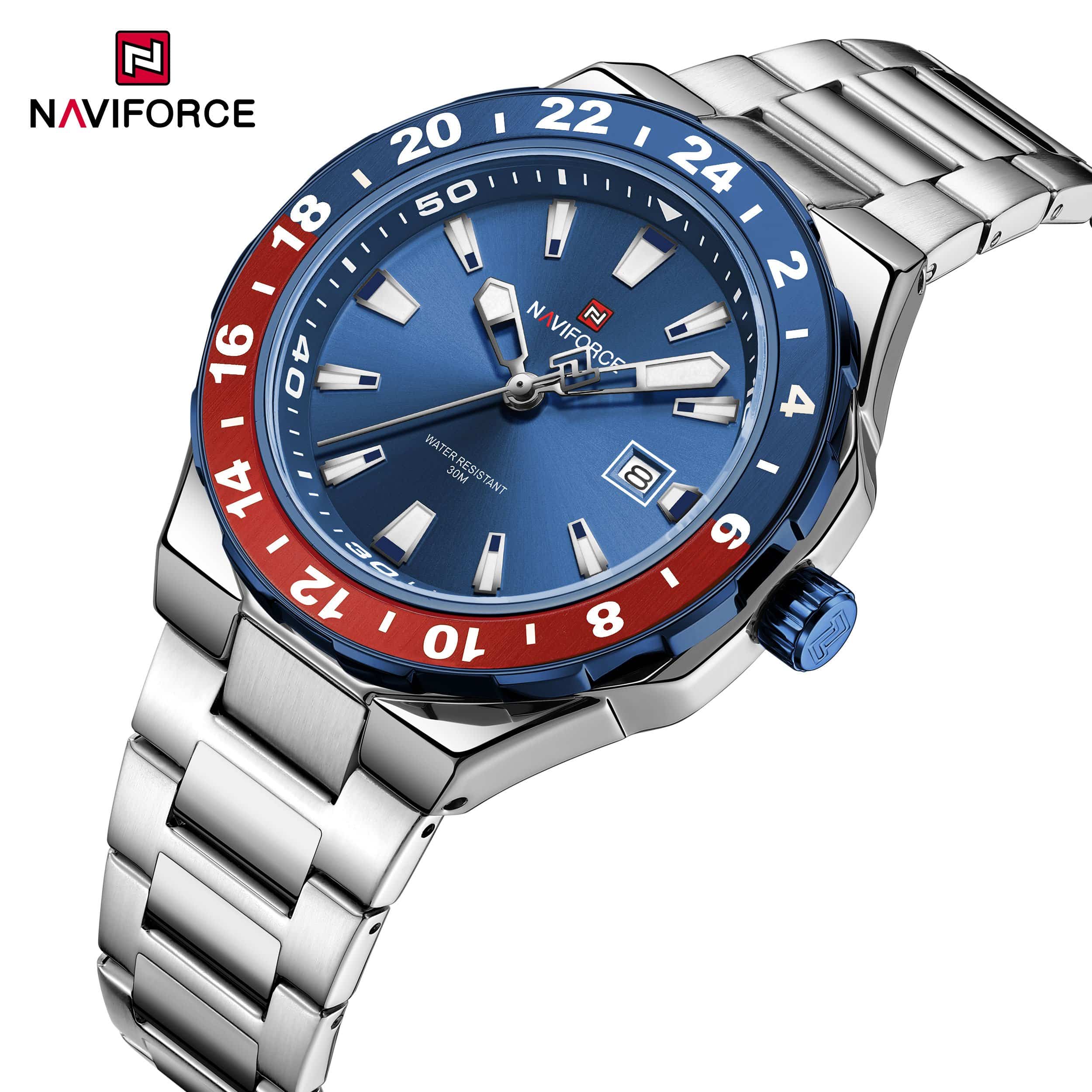 NAVIFORCE  Elegant Red Blue watch | Modal no. NF9249