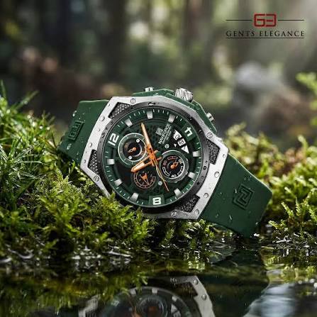 NAVIFORCE Chronograph Watch with Leather Strap | NF8051